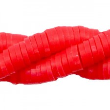 Katsuki beads 6mm Flame red